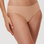 Women's Cheeky High Cut Bikini 3 Pack Warm Beige (3pack)