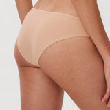 Women's Cheeky High Cut Bikini 3 Pack Warm Beige (3pack)