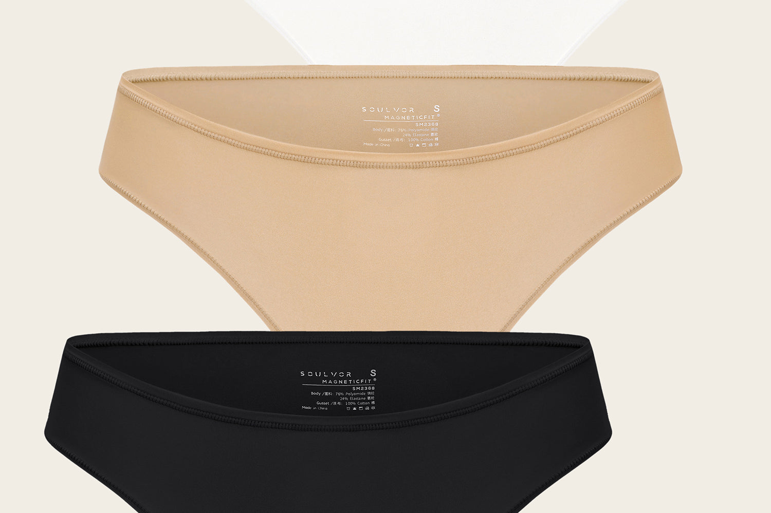 Women's Cheeky High Cut Bikini 3 Pack Basic 3 (3pack)