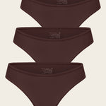 Women's Cheeky High Cut Bikini 3 Pack Hazelnut (3pack)
