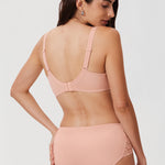 Women's Floral Lace Underwired Bra Blush Beige