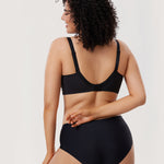 Women's Floral Lace Underwired Bra Black