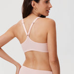 Women's Plunge Racerback Front Closure Bra Gentle Rose