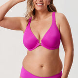 Women's Plunge Racerback Front Closure Bra Ivory