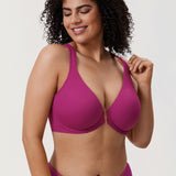 Women's Plunge Racerback Front Closure Bra Ivory