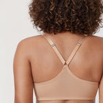 Women's Plunge Racerback Front Closure Bra Gentle Rose