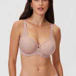 Women's Beauty Lace Bra Brown