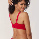 Women's Beauty Lace Bra Lipstick Red