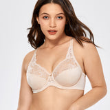 Women's Beauty Lace Bra Beige