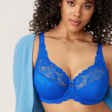 Women's Beauty Lace Bra Sky Blue
