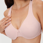 Women's Underwire Minimizer Bra Beige