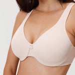 Women's Underwire Minimizer Bra Rose White