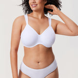 Women's Smooth Minimizer Underwire Bra White