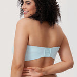 Women's Silicone-Free Strapless Bra Baby Blue