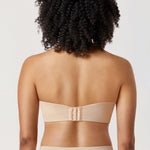 Women's Silicone-Free Strapless Bra Beige