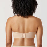 Women's Silicone-Free Strapless Bra Beige