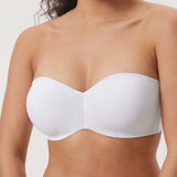 Women's Underwire Strapless Bra White