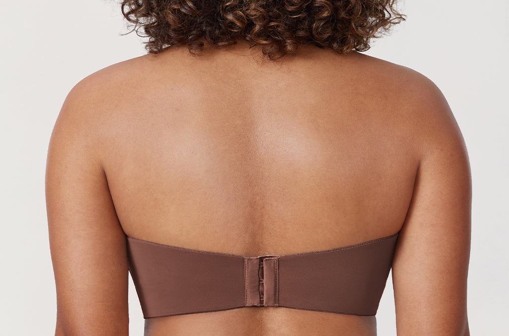 Women's Underwire Strapless Bra Apricot Pink