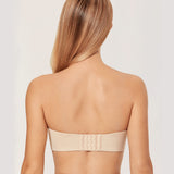 Women's Underwire Strapless Bra Warm Beige