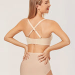 Women's Underwire Strapless Bra Warm Beige