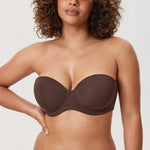 Women's Classic Strapless Bra Hazelnut