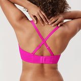 Women's Classic Strapless Bra Glitter Pink