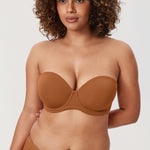Women's Classic Strapless Bra Bronze Beige