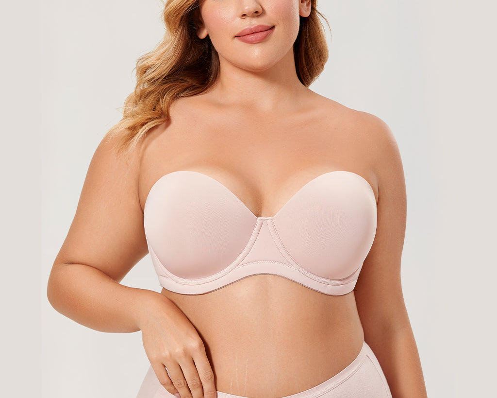 Women's Classic Strapless Bra Rose Smoked