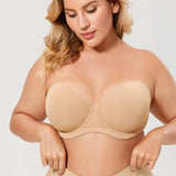 Women's Classic Strapless Bra Soft Tan