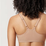 DELIMIRA Women's Front Closure Unlined Bra Natural