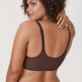 Women's Seamless U-back Front Closure Bra Hazelnut