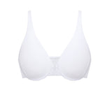 Women's Seamless U-back Front Closure Bra White