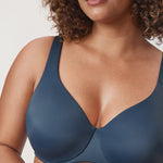 Women's Unlined Minimizer Bra Rose Purple