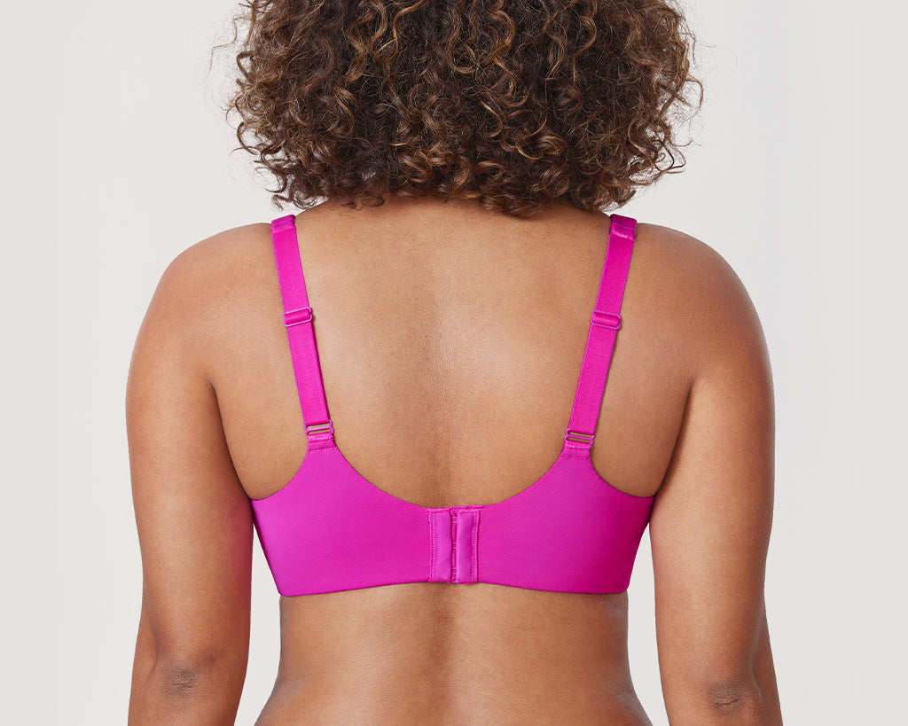 Women's Unlined Minimizer Bra Rose Purple