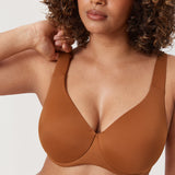 Women's Unlined Minimizer Bra Bronze Beige