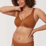 Women's Unlined Minimizer Bra Bronze Beige