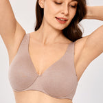 Women's Unlined Minimizer Bra White
