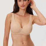 Women's Unlined Minimizer Bra White