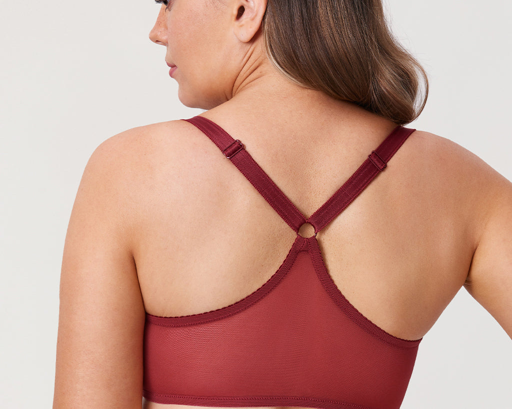 Women's Lace Front Closure Bra Red Revelry