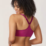 Women's Lace Front Closure Bra Magenta Purple