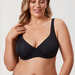 Women's Unlined Balconette Bra Black