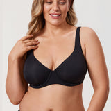 Women's Unlined Balconette Bra Black