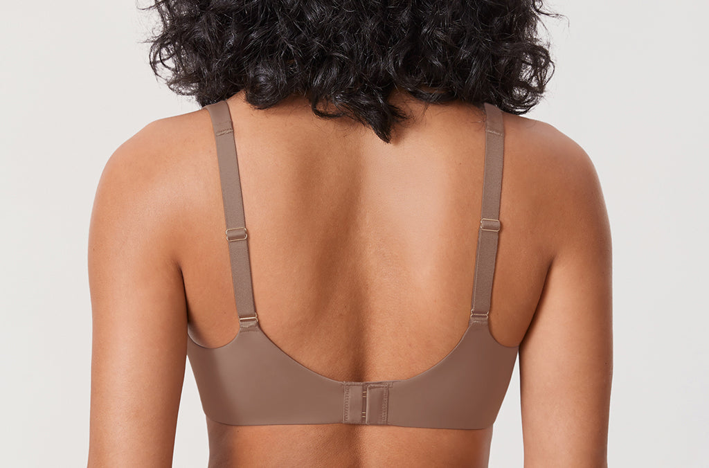 Women's Unlined Balconette Bra Brown Purple