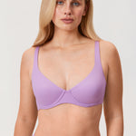 Women's Unlined Balconette Bra Glaze Purple
