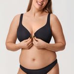 Women's Silky Smooth Front Closure Bra Black