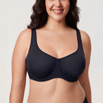 Women's Supportive Full Coverage Bra Black