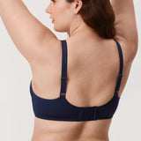 Women's Supportive Full Coverage Bra Deep Ocean Blue