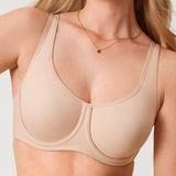 Women's Supportive Full Coverage Bra Beige