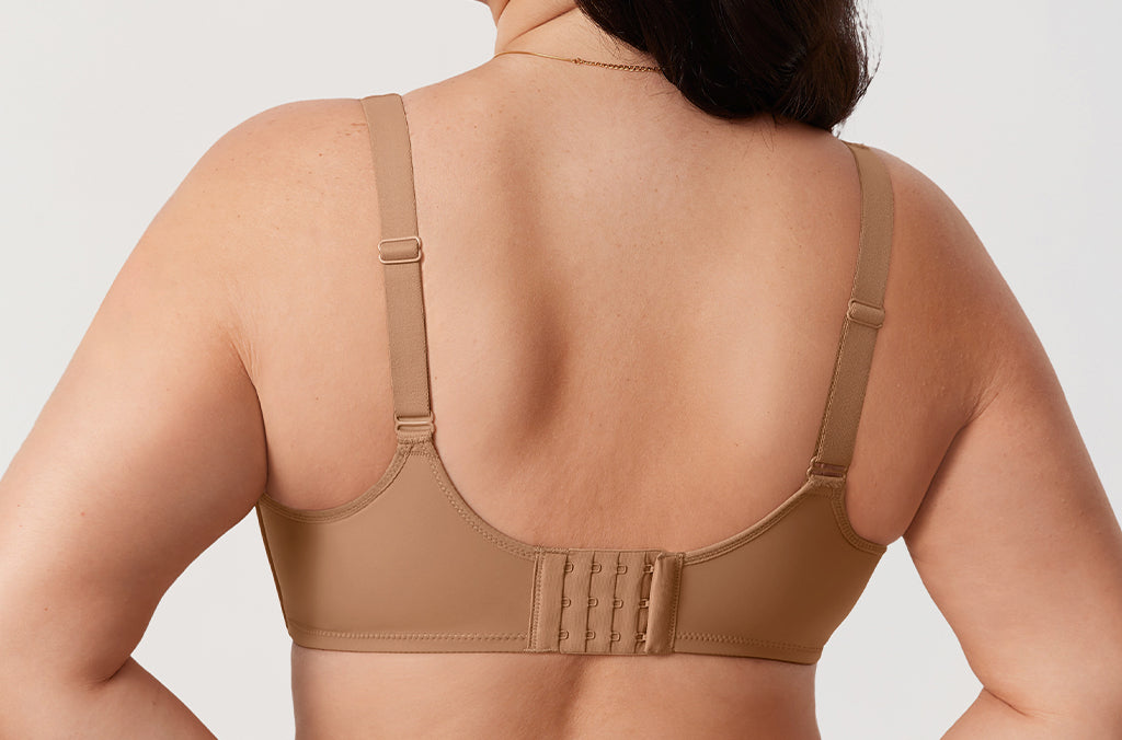 Women's Supportive Full Coverage Bra Gravel Beige