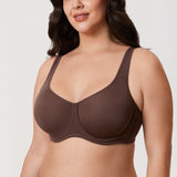 Women's Supportive Full Coverage Bra Hazelnut